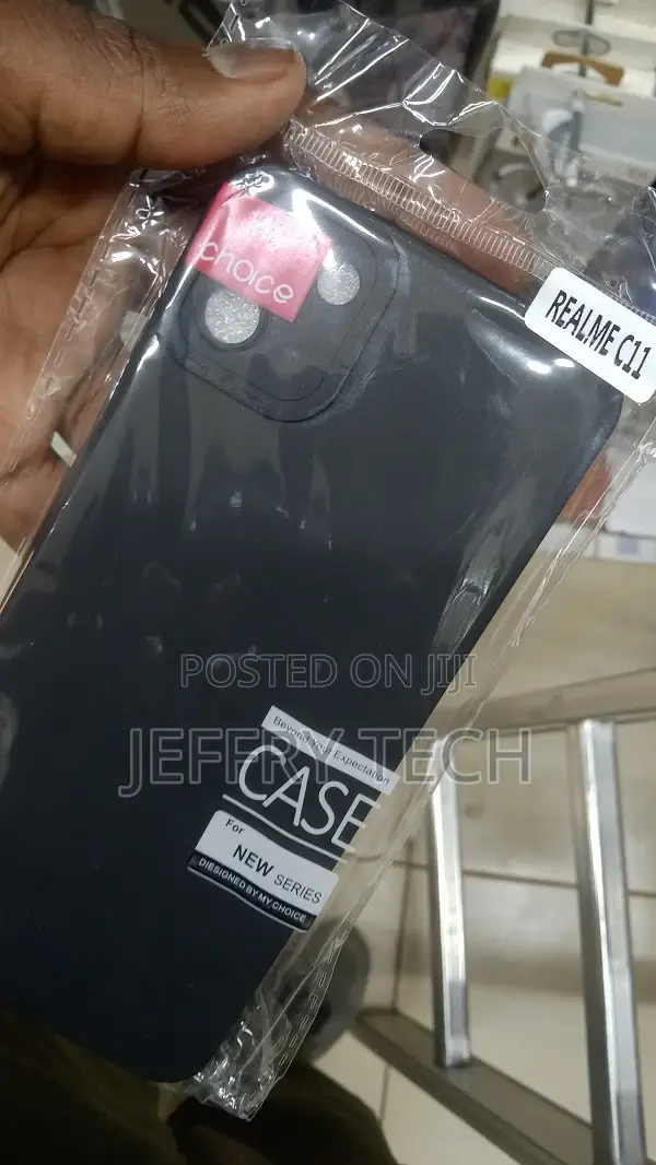 Silicone Back Cover for Realme C11 (2021) - Black