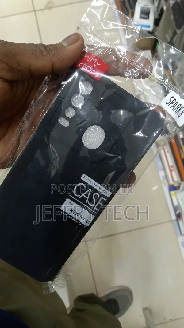 Silicone Soft Back Cover Case for Tecno Spark 8