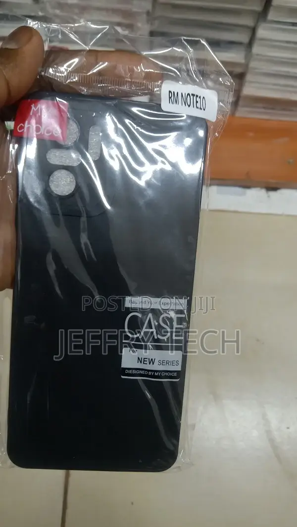 Back Cover for Redmi Note 10/ Note 10s ( Silicone|Black )