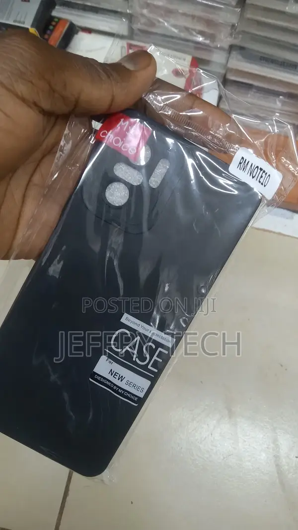 Back Cover for Redmi Note 10/ Note 10s ( Silicone|Black )