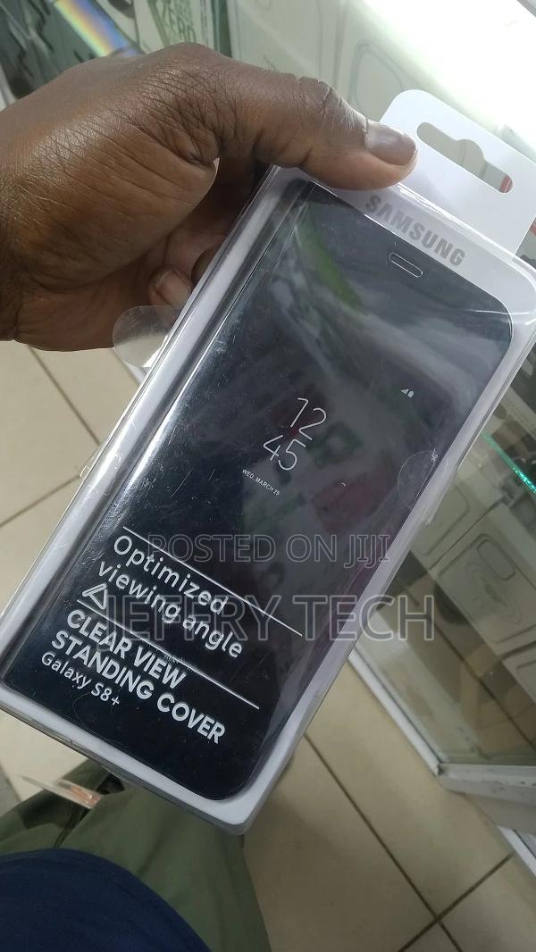 Flip Cover Clear View Standing Cover Samsung Galaxy S8 Plus - thumbnail 3