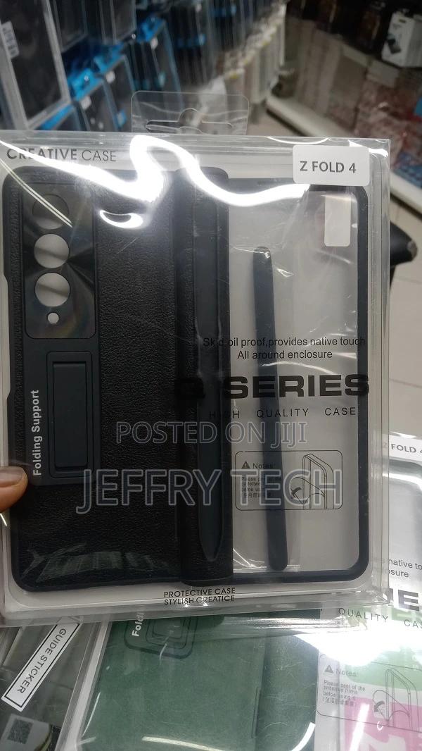 Leather Style Samsung Galaxy Z Fold 4 S Pen Case