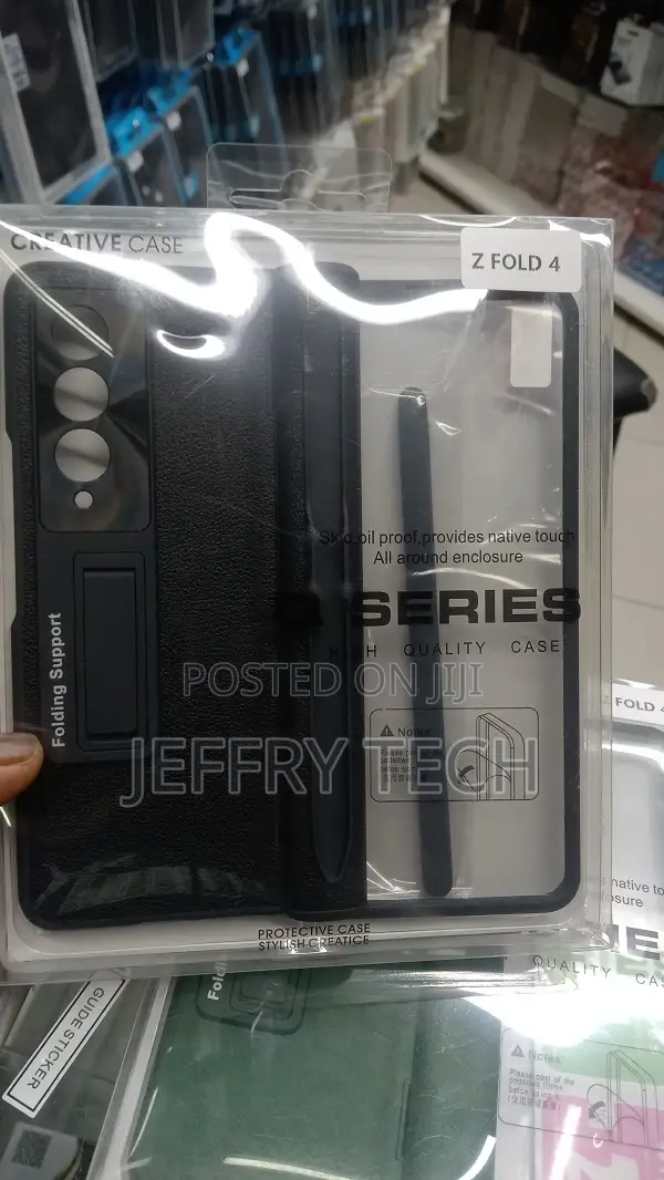 Leather Style Samsung Galaxy Z Fold 4 S Pen Case