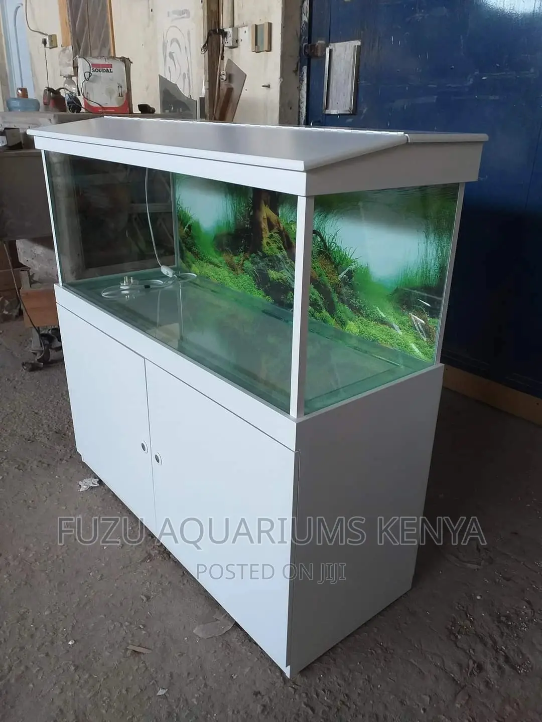 Unique White Aquarium