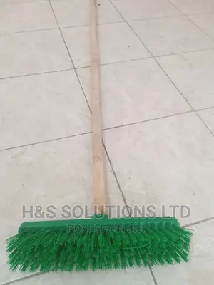 Hard Brush With Wooden Handle