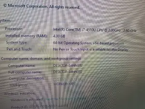 Laptop Lenovo G570 4GB Intel Core I7 HDD 500GB
