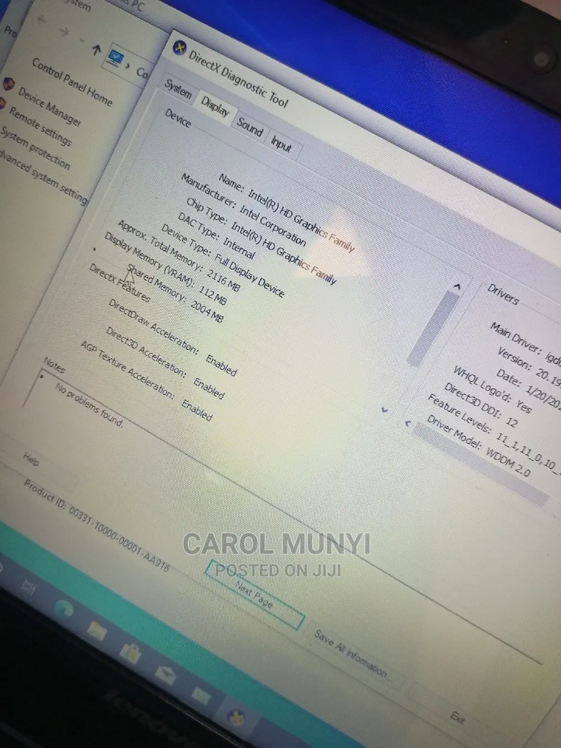 Laptop Lenovo G570 4GB Intel Core I7 HDD 500GB