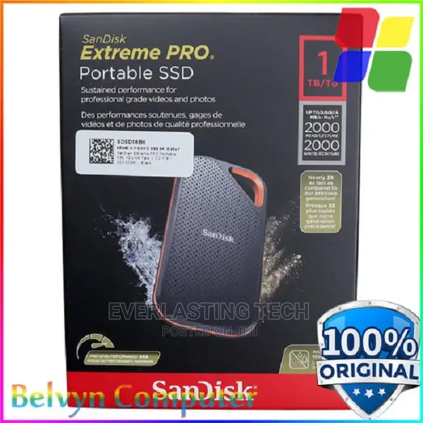 Sandisk E81 Extreme PRO Portable External SSD 1tb