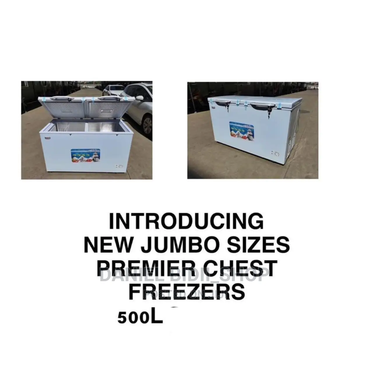 Premier 500 Litres Jumbo Size Chest Freezer