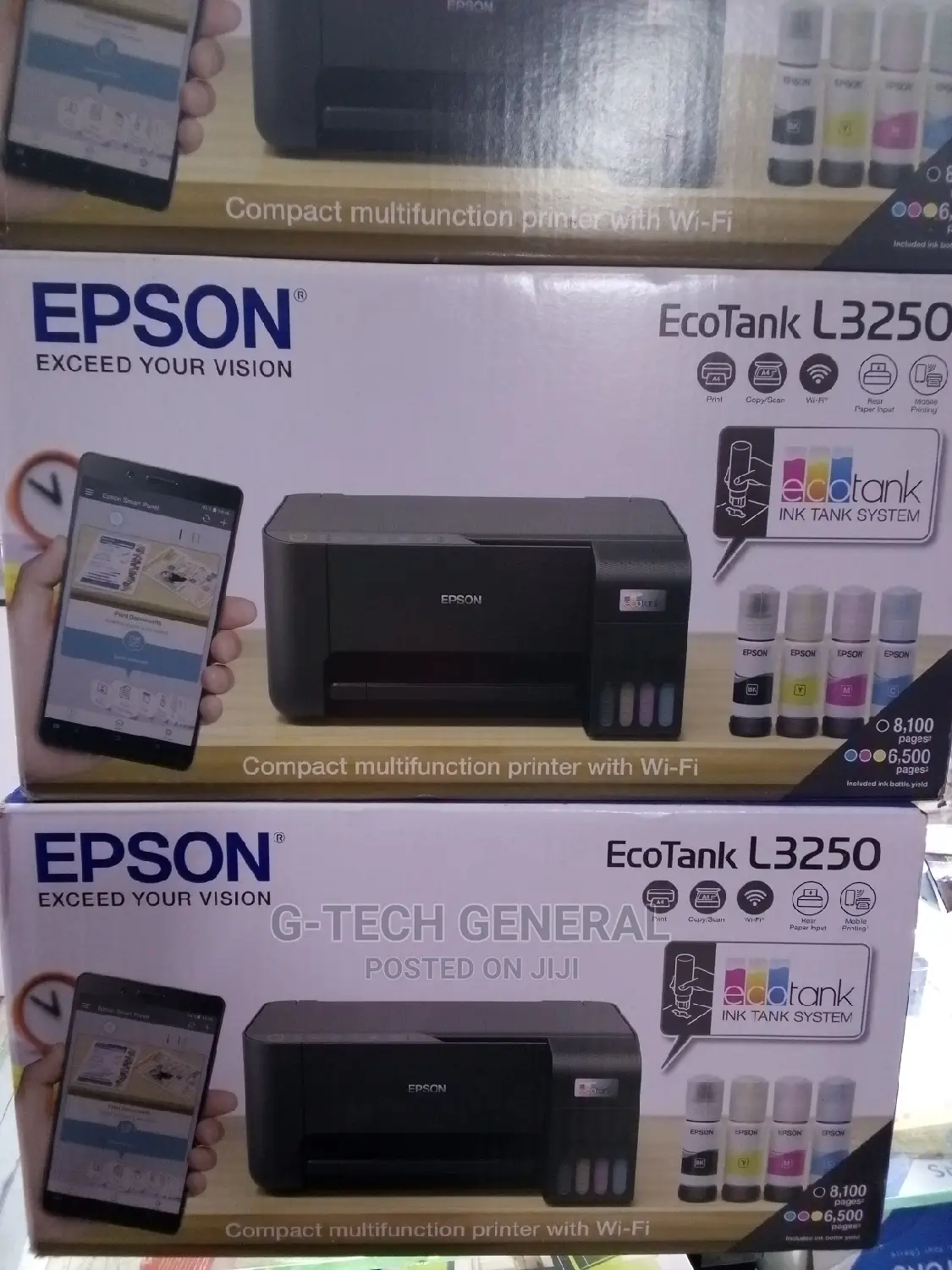 Epson L3250 Wireless Ink Tank Printer 3in1(Print,Scan,Copy)