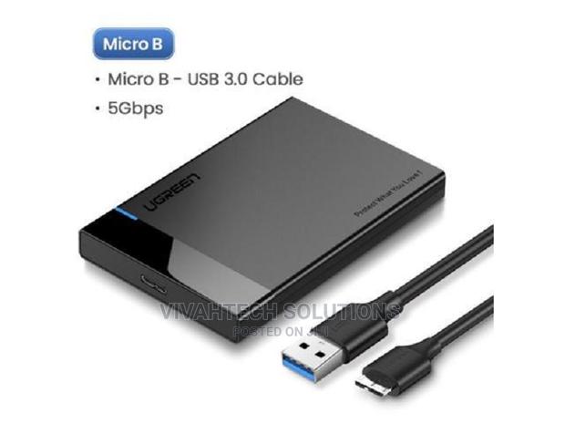 UGREEN 2.5" Hard Drive Enclosure SATA Dual Bay RAID - thumbnail 3