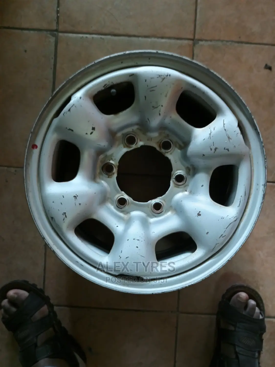 Size 16 Inches Land Cruiser Steel Rims Set
