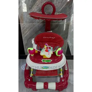 Red 2in1 Baby Walker