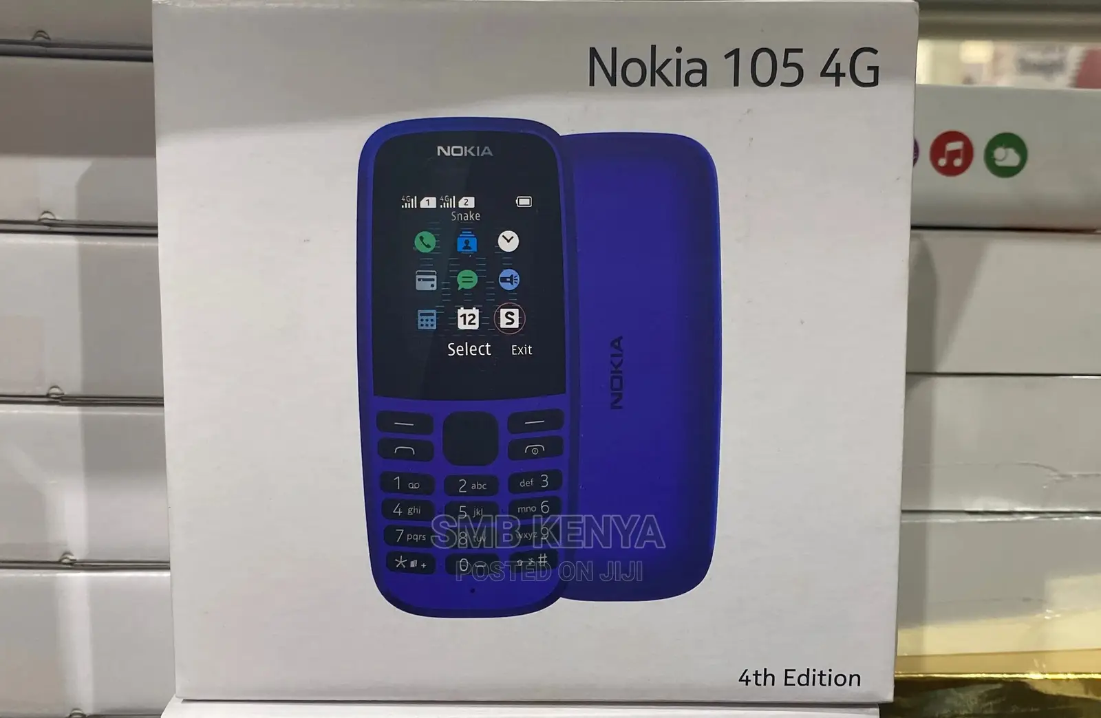 New Nokia 105 4G Black