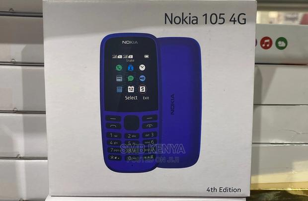 New Nokia 105 4G Black