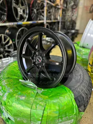 Black Universal Offset 15 Inch Rims Set