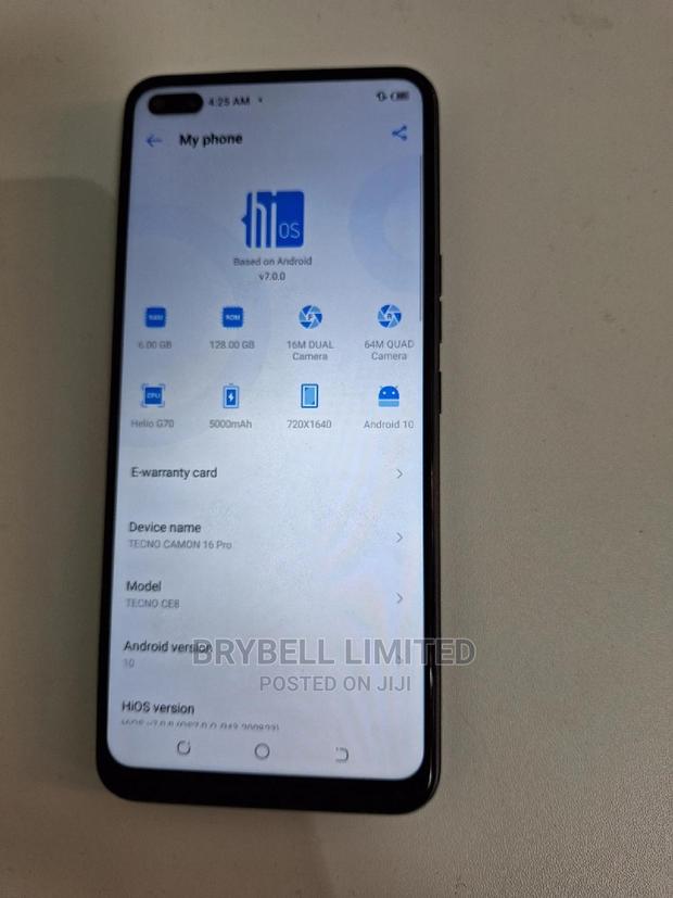 Tecno Camon 16 Pro 128 GB Gray - thumbnail 6