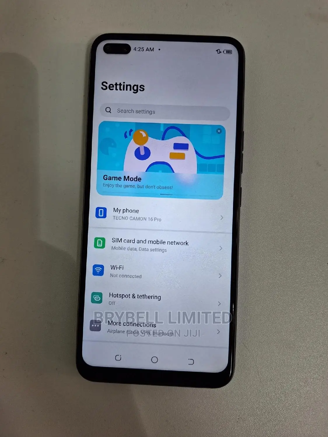 Tecno Camon 16 Pro 128 GB Gray