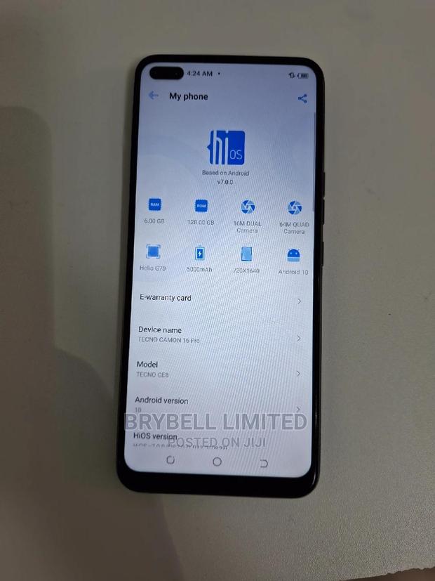 Tecno Camon 16 Pro 128 GB Gray - thumbnail 9