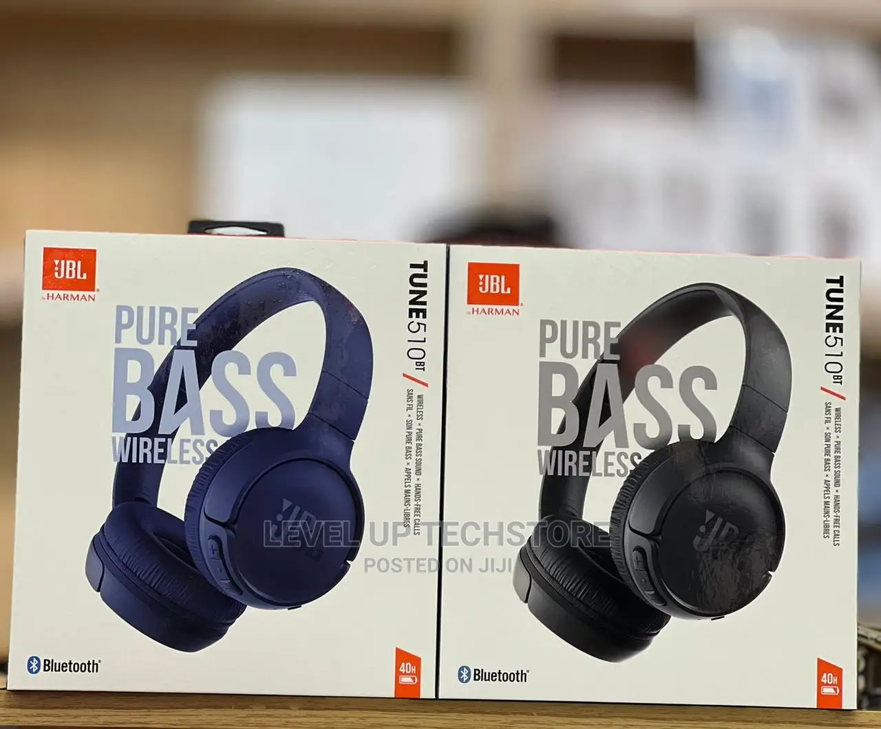 JBL Tune 510bt Wireless on-Ear Headphones With Pure Bass