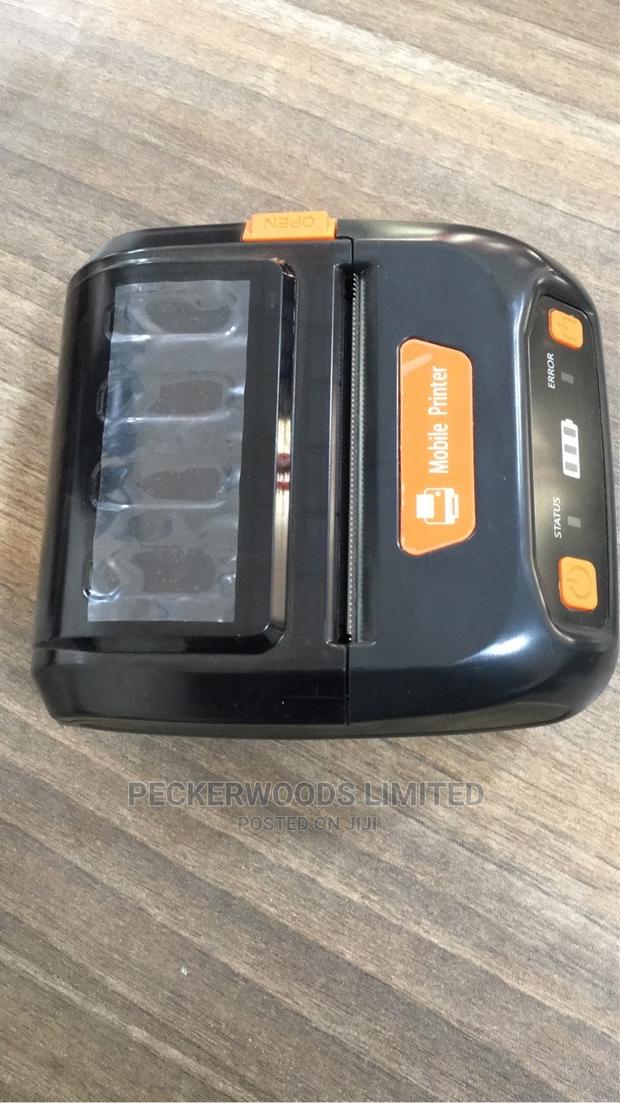 Mobile Printer Black And Orange