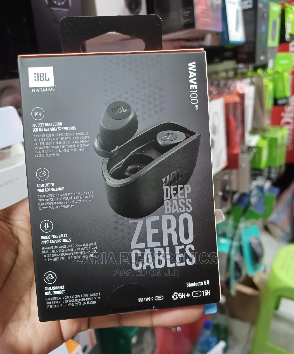 JBL Wireless Earbuds Wave 100