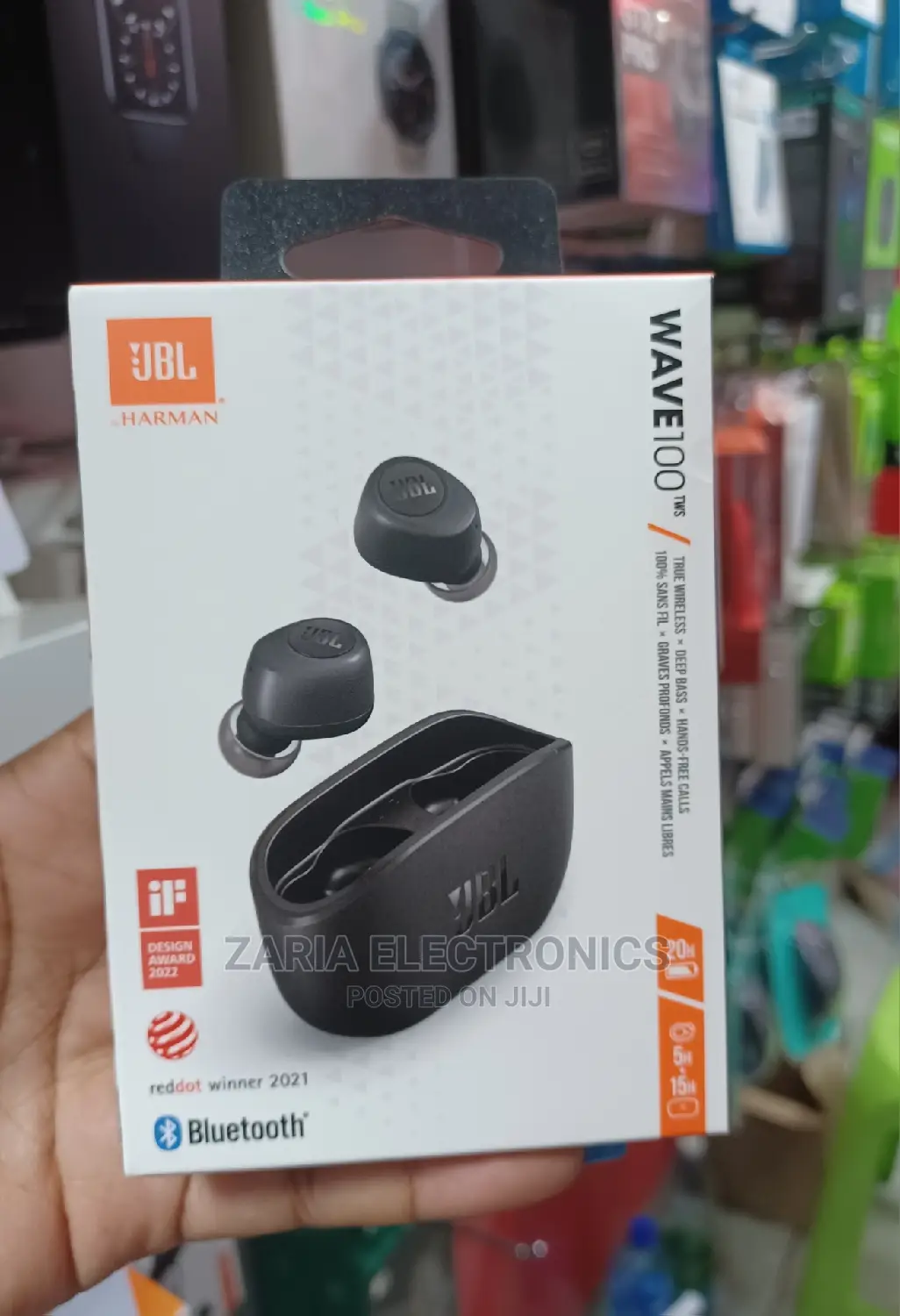 JBL Wireless Earbuds Wave 100