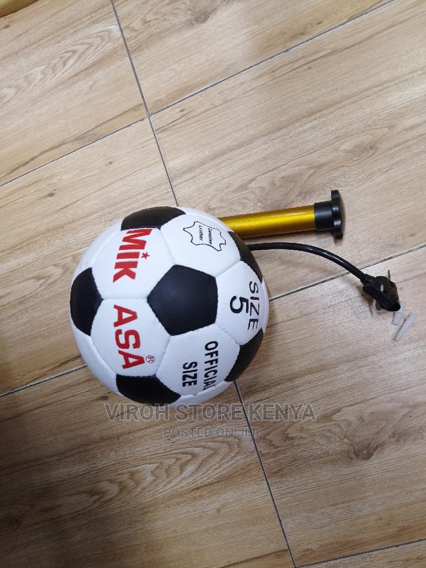 Genuine Leather Mikasa Ball + Pump Pin - thumbnail 3