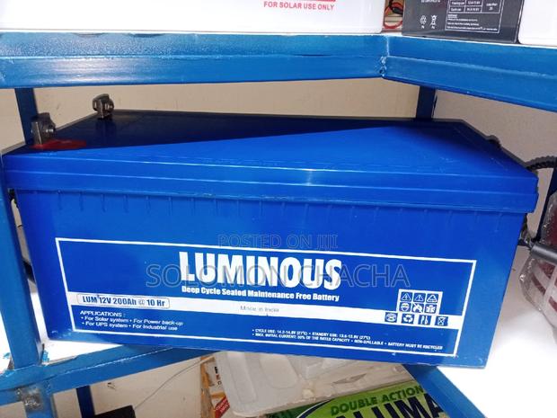 Best Luminous 200ah/12v Solar Battery Price in Kenya - main view