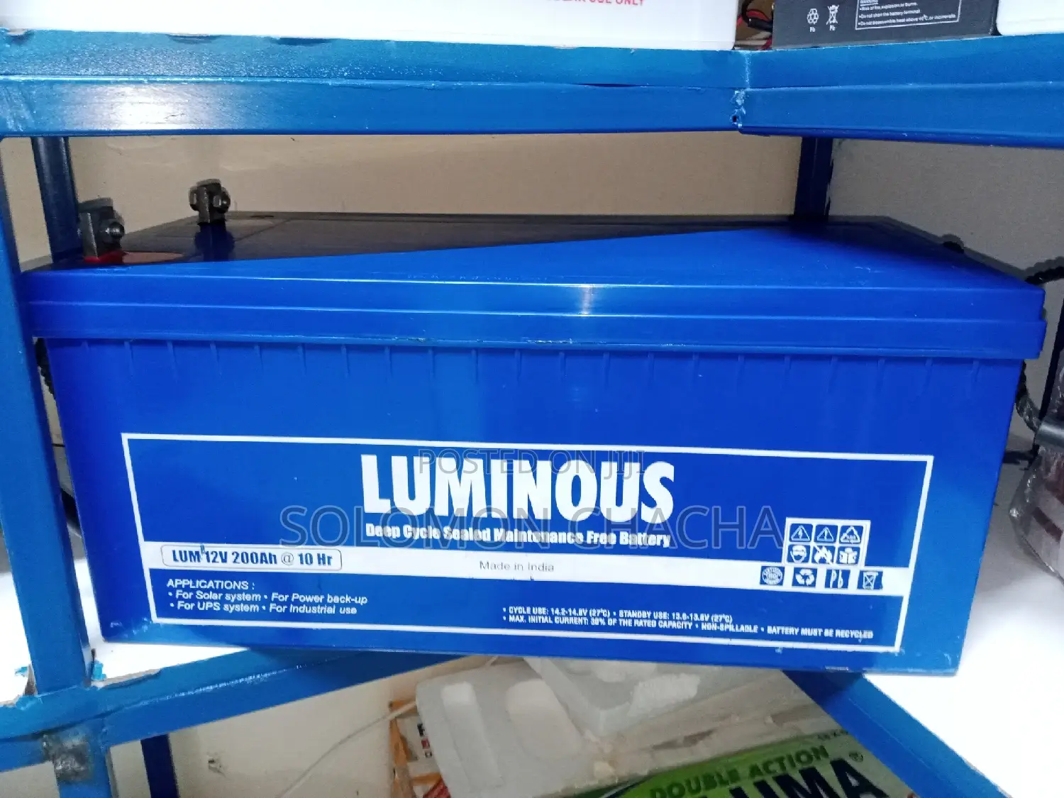Best Luminous 200ah/12v Solar Battery Price in Kenya