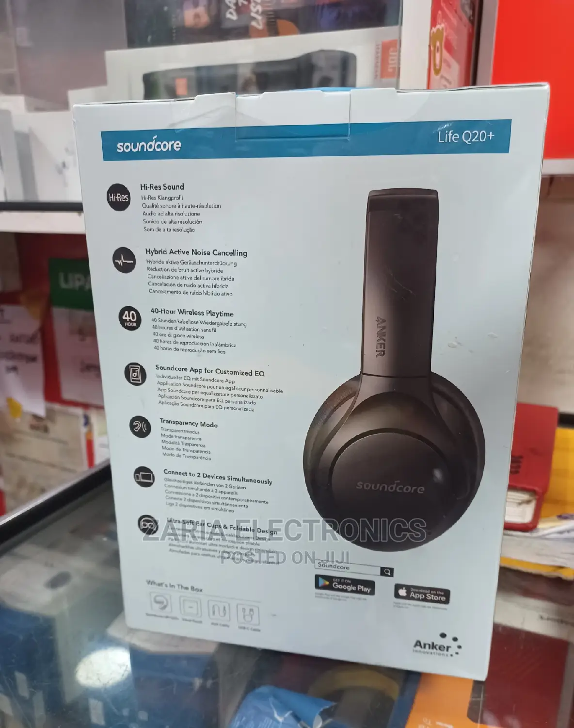 Ankar Wireless Headphones Life Q20+ With Noise Cancellation