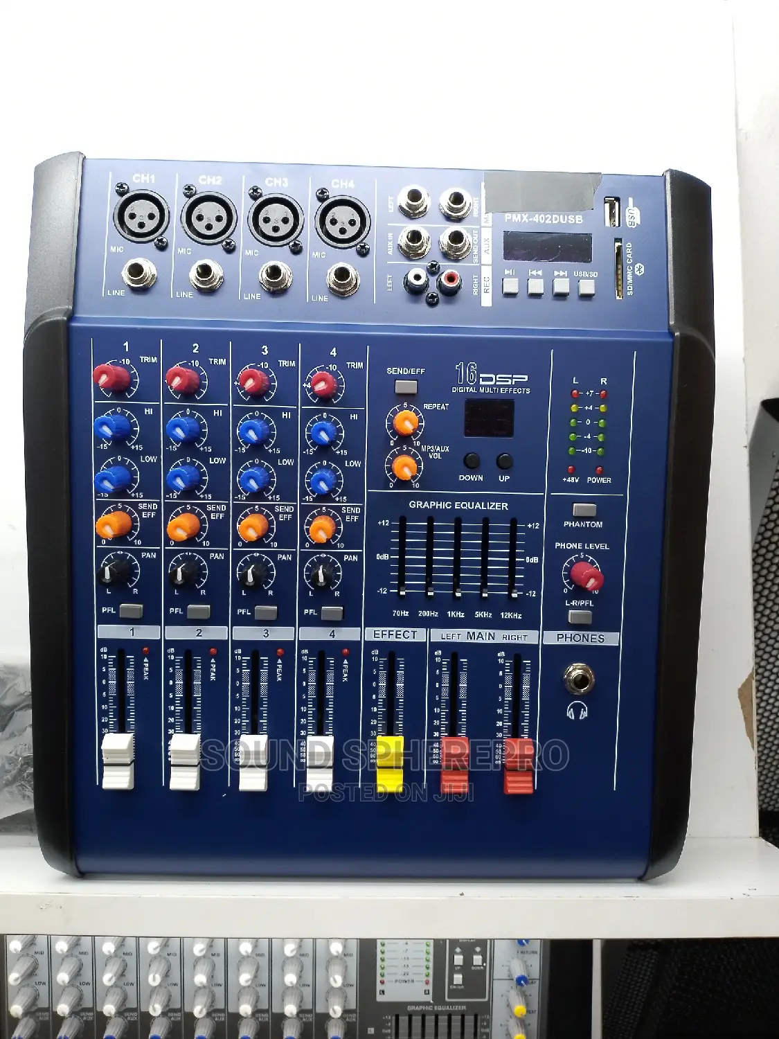 4 Channel Powered Mixer