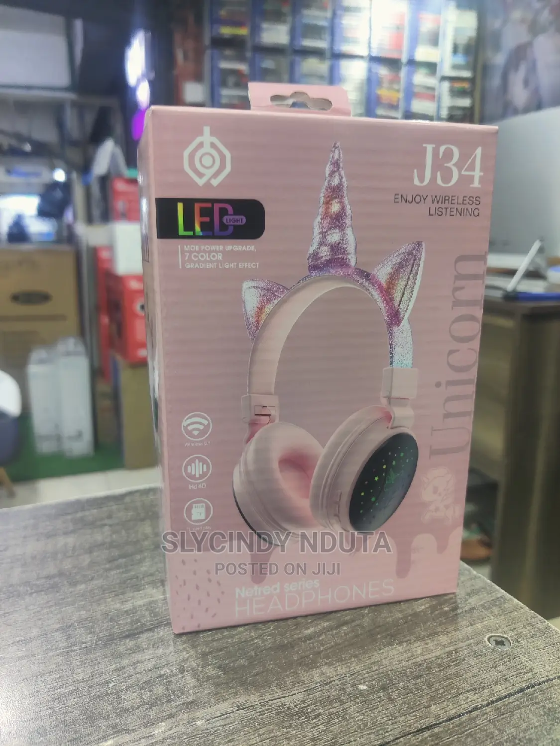 J34 Wireless Kids Headphones