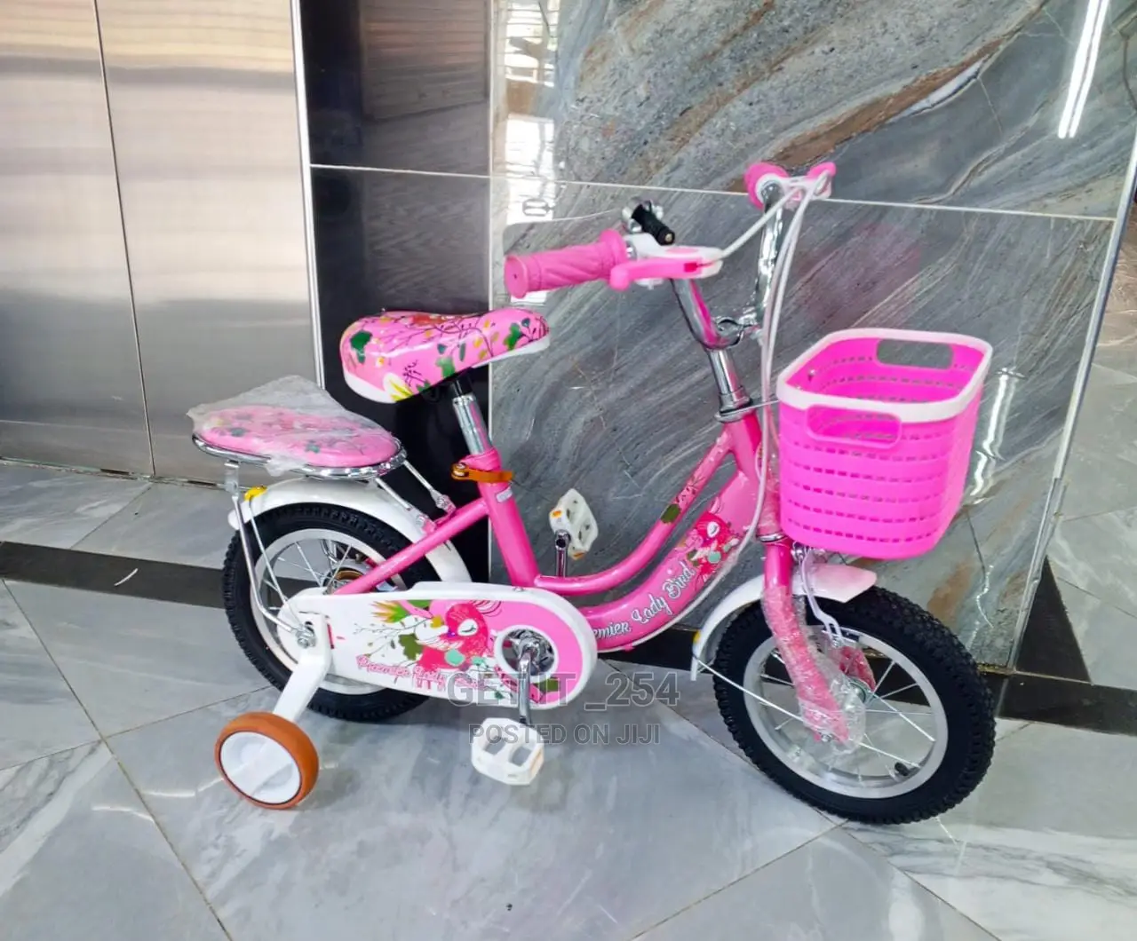 Size 12 Girl Bike Suitable for Kids Age 2 to 4yrs