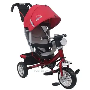 Musical Tricycle With Canopy, Parental Control Handle,