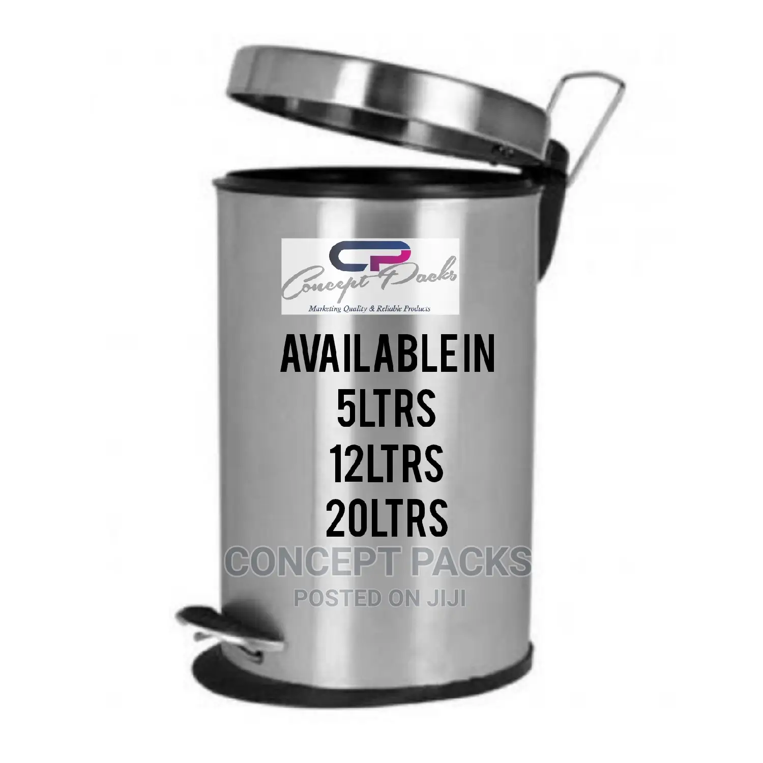 12l Stainless Steel Pedal Bin