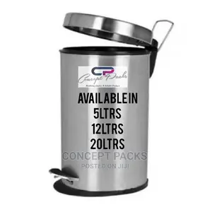 12l Stainless Steel Pedal Bin