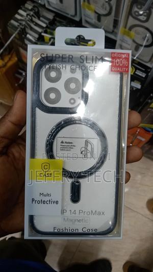 Hard-Shell Case With Magsafe for iPhone 14 Pro Max - Clear/B - thumbnail 2