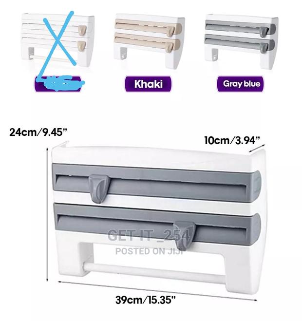 Big Size Wide Tripple Paper Dispenser With Top Shelf