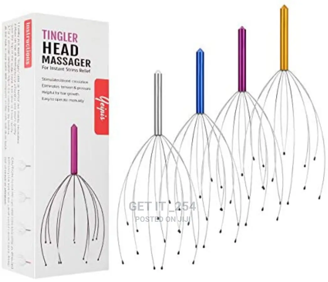 Manual Octopus Shaped Head Scalp Massage Comb