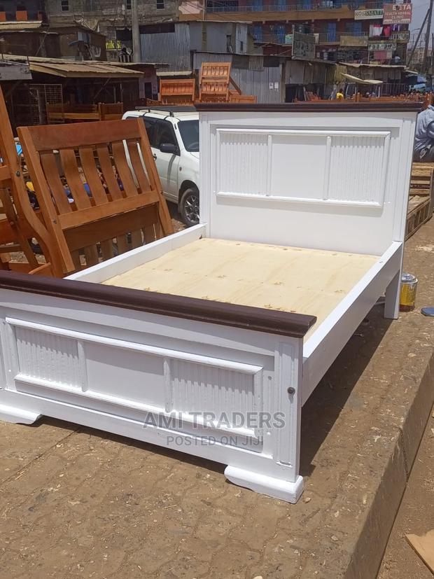 White Luxury Bed - main view