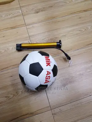 Genuine Leather Mikasa Ball + Pump Size 5