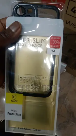 Apple iPhone 14 (6.1")Clear Transparent Colors Black Edges
