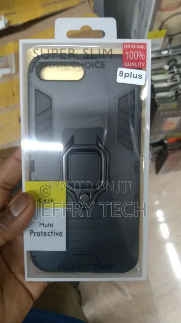 iPhone 7 Plus /iPhone 8 Plus Shockproof Case With Metal Ring