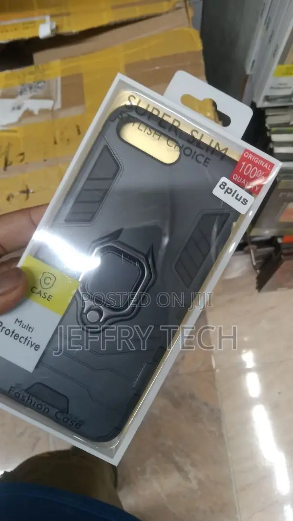 iPhone 7 Plus /iPhone 8 Plus Shockproof Case With Metal Ring