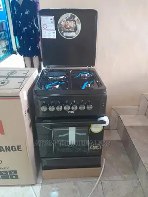 3 Gas + 1 Electric Oven Von 50 by 60 Standing Cooker