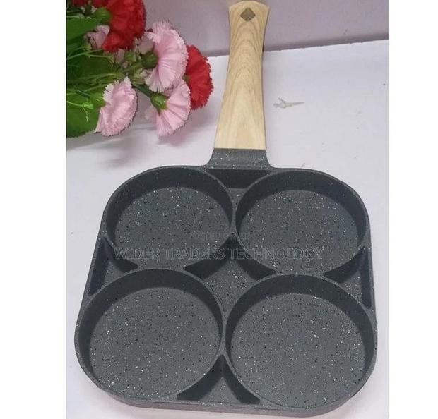 4 Whole Small Omelette Artifact Non Stick Pan - main view
