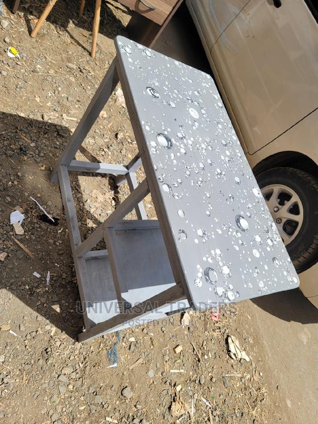 Grey Bubble Kitchen Table - main view