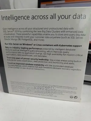 Microsoft SQL Server Standard 2019(10 CAL)
