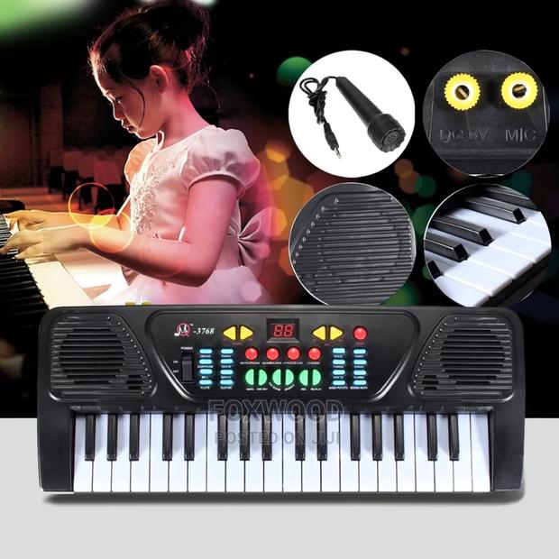 37 Keys Electronic Organ Piano With Microphone - thumbnail 4